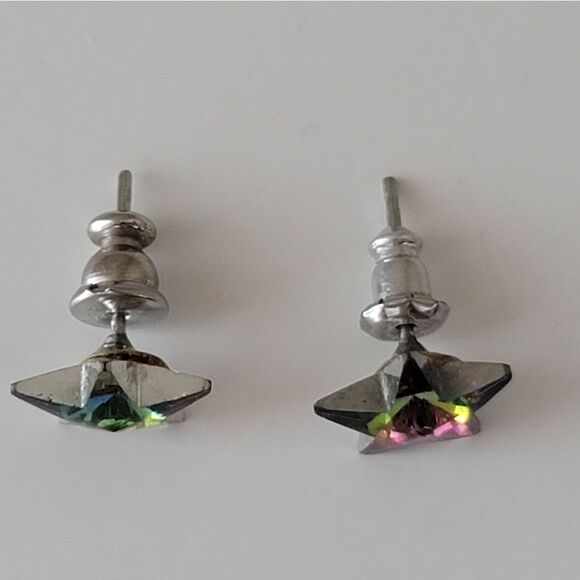 Earrings Mini Multicolor Star Stud Earrings #0101 - Picture 4 of 10